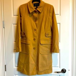 Lined Wool Coat - midi